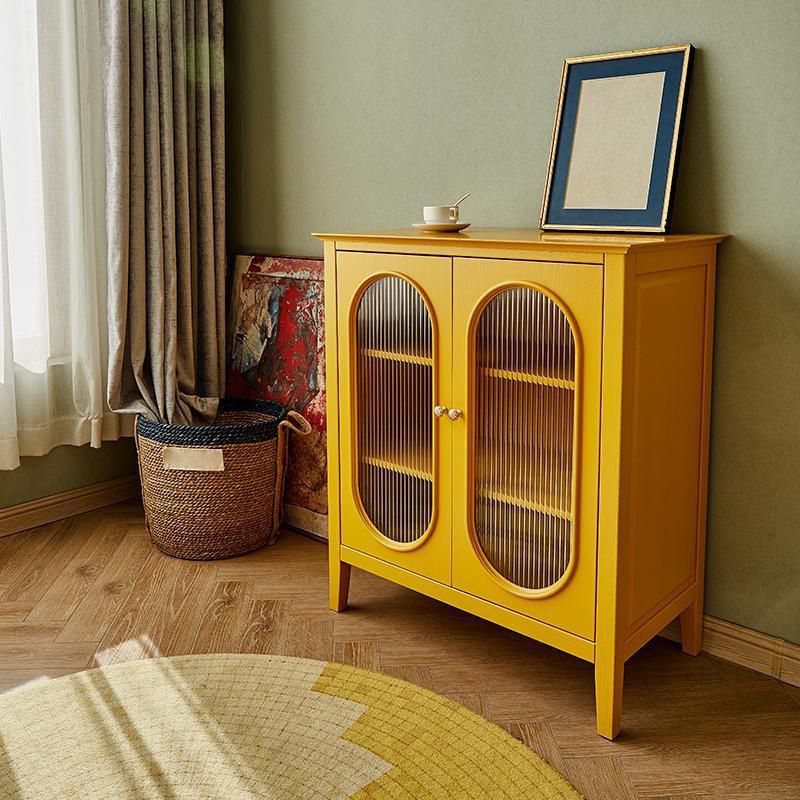 Porte di vetro contemporanee Display mobile per il soggiorno