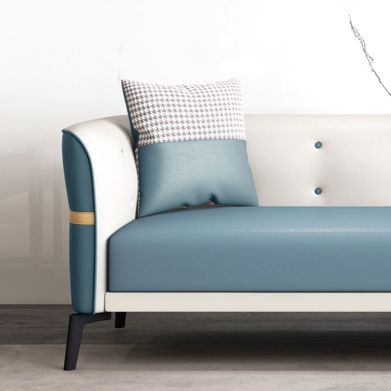 Nordic Faux Leather Waterproof Sofa Tight Back Sette for Apartment Clearhalo 'furn' 'furn_sofas' 'Furniture' 'Living Room Furniture' 'Sofa' 'sofas' 1200x1200_89b617e1-6f41-4522-8f7d-1cf692edf483