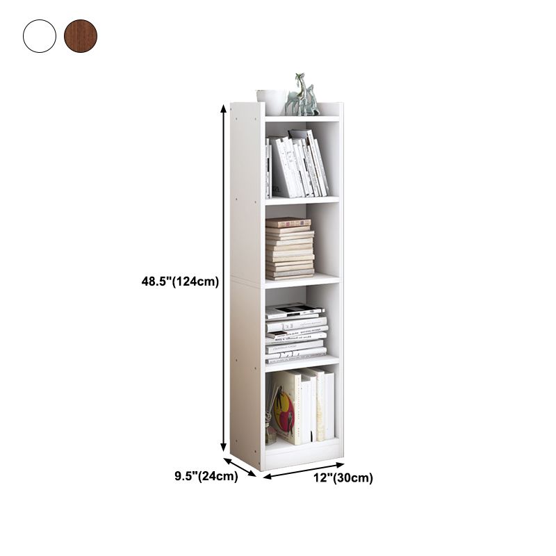 Closed Wooden Bookshelf Modern Home Living Room Corner Bookcase Clearhalo 'Bookcases' 'furn' 'furn_bookcases' 'Furniture' 'Office Furniture' 1200x1200_89b6faaa-85ce-4fc7-b4cf-ffce643e3e26