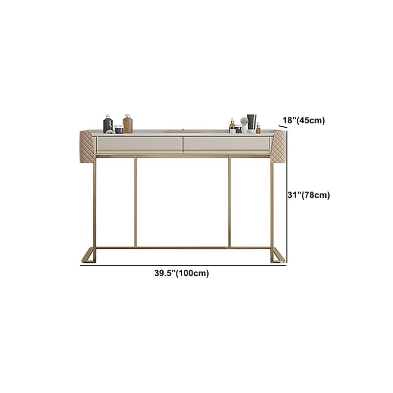 Bedroom Make-up Vanity in Matte Finish Stone Top Dressing Table Clearhalo 'Bedroom Furniture' 'furn' 'furn_makeup_vanities' 'Furniture' 'Makeup Vanities' 'makeup_vanities' 1200x1200_89b854fa-fc60-4541-8f28-d521d1d2d707