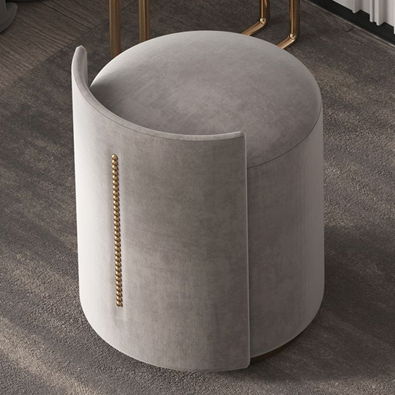 Sgabelli da tavolo da trucco da vanità a 5 cassetti con accento in legno