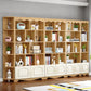Modern Standard Bookcase Wooden Bookshelf with Rectangle Shelves