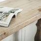 Modern Wood Counter Table with Rectangle Table Top Trestle Table - 41.3" H Clearhalo 'Bar Furniture' 'Bar Tables' 'bar_tables' 'furn' 'furn_bar_tables' 'Furniture' 'furniture_bar_tables' 'Kitchen & Dining Furniture' 1200x1200_89c08a94-68e4-4350-9e37-5b40d515a59c