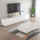 Contemporary Wood White TV Stand Console Enclosed Storage TV Media Stand for Living Room Clearhalo 'furn' 'furn_tv_stands_entertainment_centers' 'Furniture' 'Living Room Furniture' 'TV Stands & Entertainment Centers' 'TV Stands & Media Storage Furniture' 'tv_stands_entertainment_centers' 1200x1200_89c0ea13-a959-4452-9953-ed99e2ae9e4d