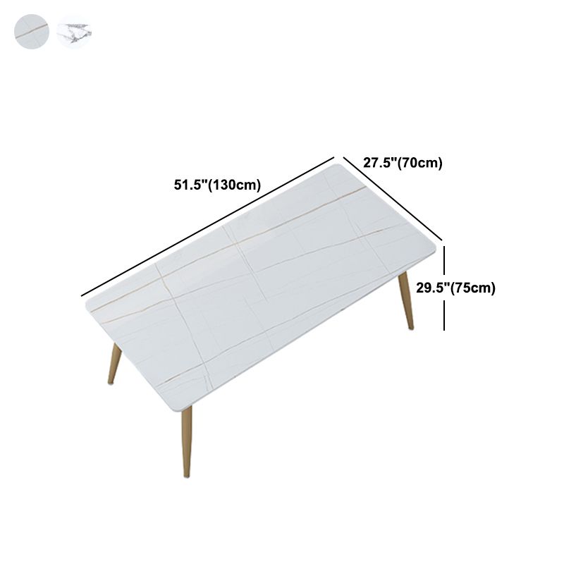 Table à manger de luxe traditionnelle rectangle haut de pierre