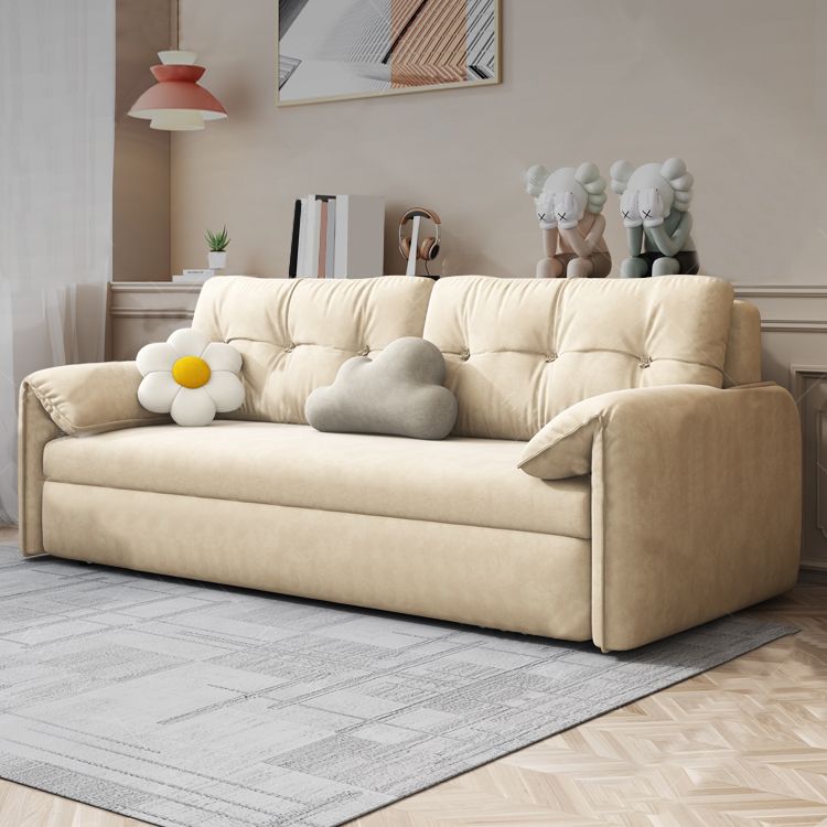 31 "幅のスカンジナビアソファ布団フェイクレザーホワイトスリーパーソファー