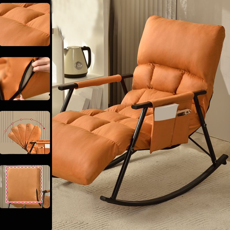 Upholstered Recliner Chair Contemporary Button-Tufted Recliner Chair
