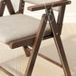 Contemporary Upholstered Arm Chair Indoor Solid Wood Dining Chair