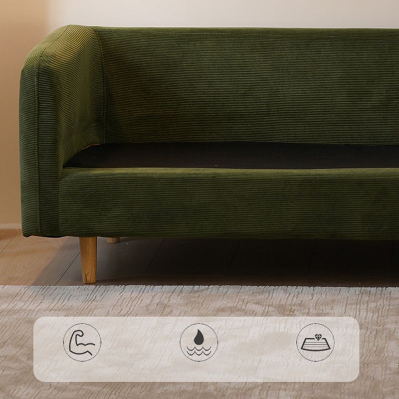 Sewn Pillow Back Sofa Scratch Resistant Living Room Seating with Arm