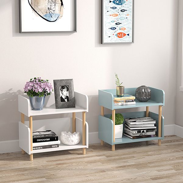 Libreria in stile scandinavo libreria aperta ingegnere in legno per ufficio