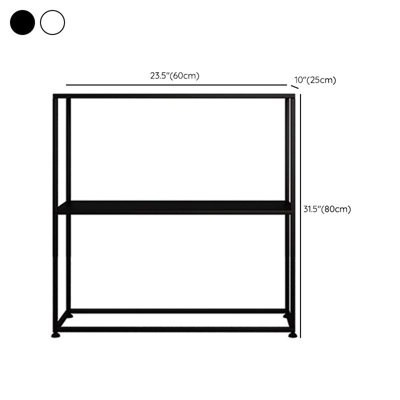 31.5" Tall 1-shelf Console Sofa Table Iron Modern Accent Table