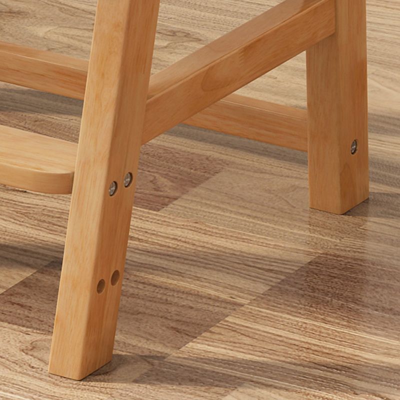 Wood Modern Indoor-Outdoor Chair Open Back Dining Single Chair for Home Use Clearhalo ' kitchen&dining_furn' 'Dining Chairs' 'Dining Tables & Seating' 'dining_chair' 'furn' 'furn_dining_chair' 'Furniture' 'furniture_dining_chair' 'Kitchen & Dining Furniture' 'kitchen' 1200x1200_89cad6c1-cf16-4e78-9370-b76e86a6cf7e