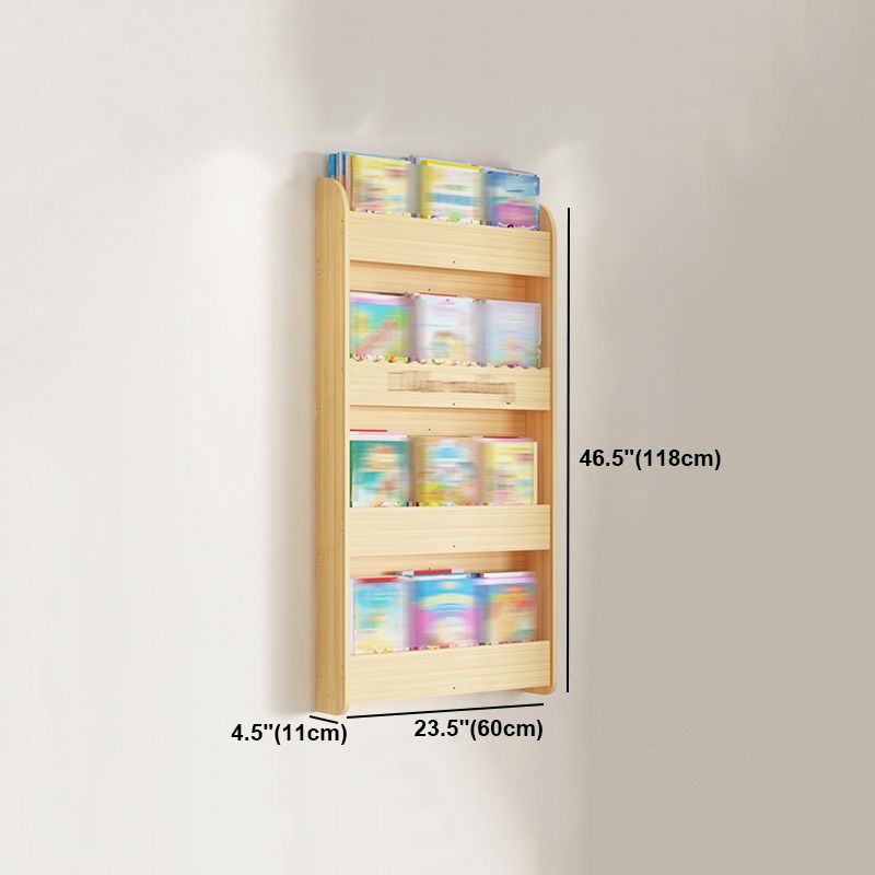 Modern Style Wooden Bookshelf Wall Mounted Shelf Bookcase for Study Room Clearhalo 'Bookcases' 'furn' 'furn_bookcases' 'Furniture' 'furniture_bookcases' 'kitchen' 'kitchen_bookcases' 'Living Room Furniture' 'Office Furniture' 1200x1200_89caf4c5-4a22-49b6-ab0e-db12e8178521
