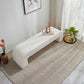 Contemporary Upholstered Bench Home Seating Bench in White with Legs Clearhalo 'Benches' 'Chairs & Seating' 'furn' 'furn_benches' 'Furniture' 'Living Room Furniture' 1200x1200_89cb4689-2aa8-4f6b-a45a-6493162a659c