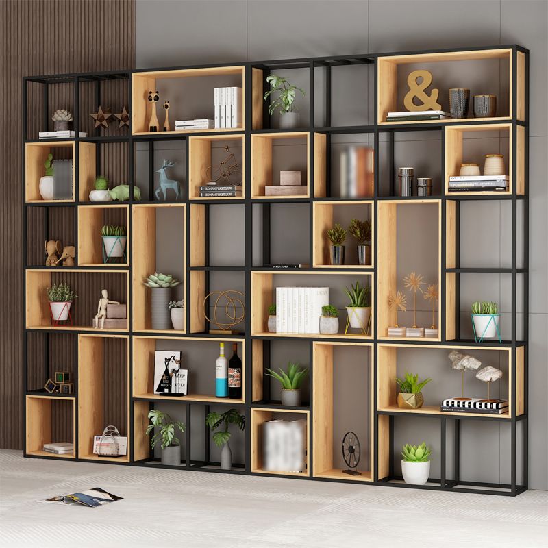 9.84"W Bookshelf Industrial Style Open Back Bookcase for Home and Office Clearhalo 'Bookcases' 'furn' 'furn_bookcases' 'Furniture' 'furniture_bookcases' 'kitchen' 'kitchen_bookcases' 'Living Room Furniture' 'Office Furniture' 1200x1200_89cbc9a1-5420-4133-92e8-26fb4c7d63e3