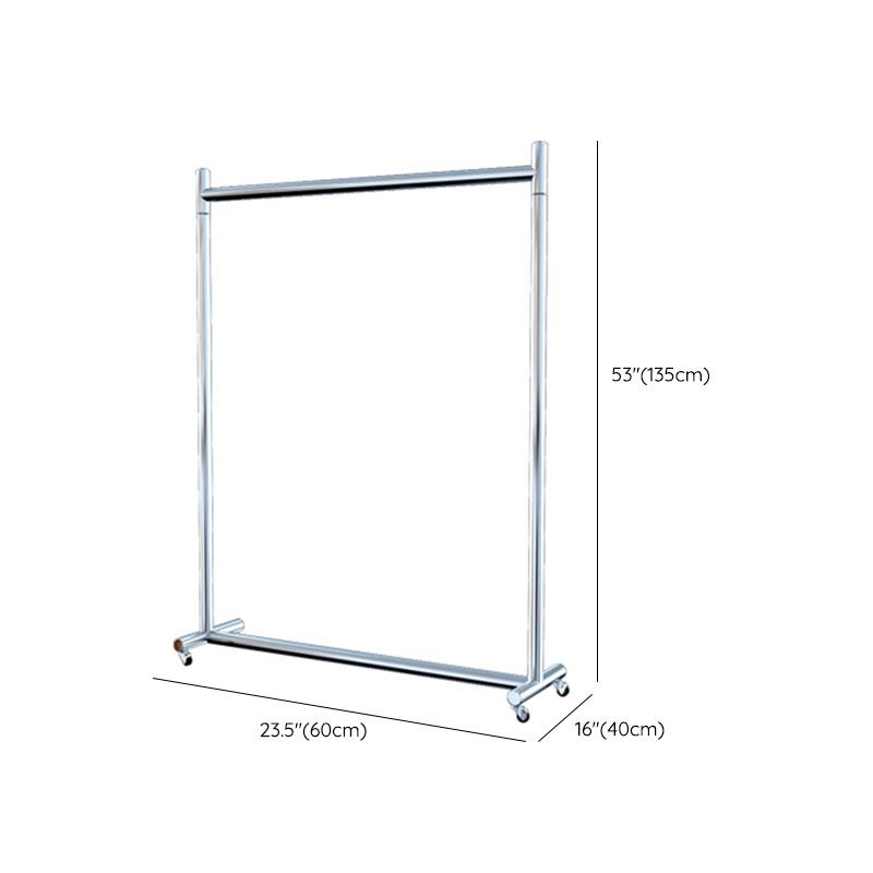 Industriële instapkapstok, metalen frame, ophangrail, instapkleerhanger