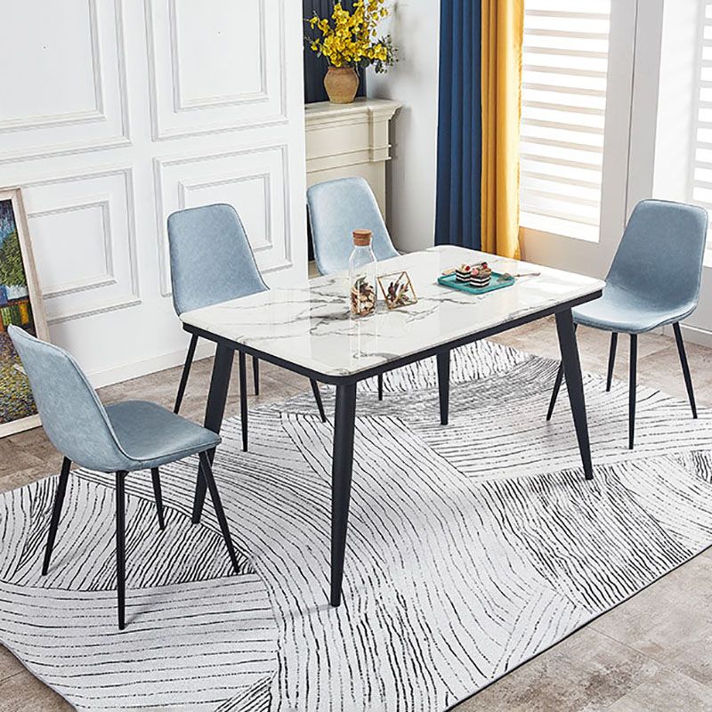 Modern Style Chairs Dining Armless Chair with Metal Legs for Kitchen Clearhalo ' kitchen&dining_furn' 'Dining Chairs' 'Dining Tables & Seating' 'dining_chair' 'furn' 'furn_dining_chair' 'Furniture' 'furniture_dining_chair' 'Kitchen & Dining Furniture' 'kitchen' 1200x1200_89cc5c9d-a971-45d6-9d32-0f1f1cfdeecd