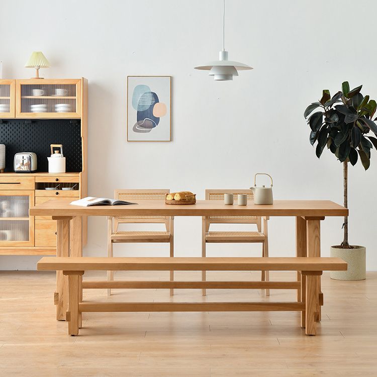 Modern Furniture Dining Set 1/2/4/5/6 Pcs Solid Wood Dining Table and Chairs Clearhalo 'Dining Room Sets' 'Dining Tables & Seating' 'dining_room_set' 'furn' 'furn_dining_room_set' 'Furniture' 'Kitchen & Dining Furniture' 1200x1200_89cc757b-34b9-460f-a0c4-113995dbcb2a
