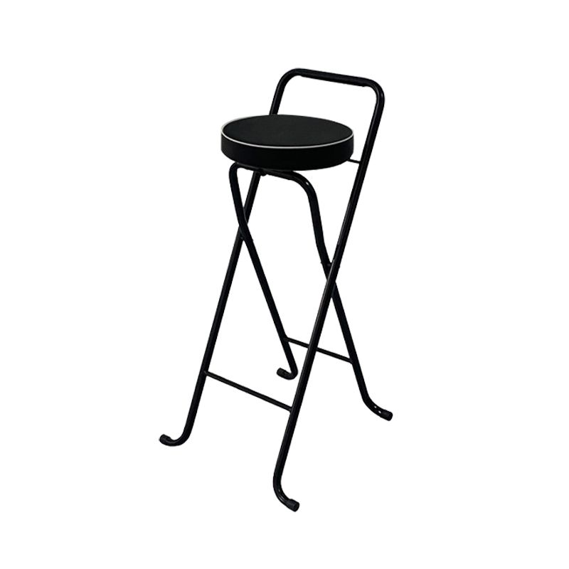 Contemporary Indoor Bar Stools Folding Counter Stool with Metal Legs Clearhalo 'Bar Furniture' 'Bar Stools' 'bar_stools' 'furn' 'furn_bar_stools' 'Furniture' 'Kitchen & Dining Furniture' 1200x1200_89cfade9-8080-4047-8c69-58435f1dfa6a