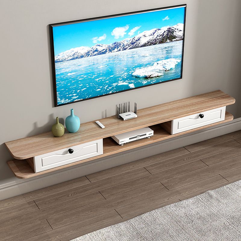 Scandinavian Wall-mounted TV Stand Faux Wood and Solid Wood TV Cabinet Clearhalo 'furn' 'furn_tv_stands_entertainment_centers' 'Furniture' 'Living Room Furniture' 'TV Stands & Entertainment Centers' 'TV Stands & Media Storage Furniture' 'tv_stands_entertainment_centers' 1200x1200_89d091ae-d1af-43de-bc21-c1fd088d80a4