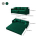31.49" Wide Velvet Sleeper Sofa Glam Foldable Sofa Bed with Cushion Back