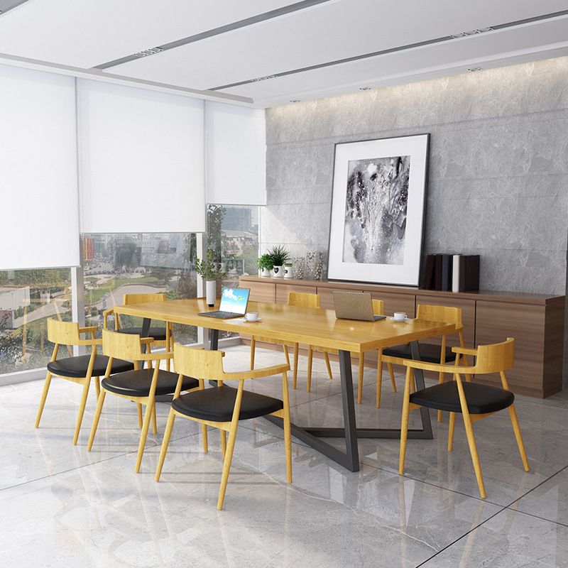 Juego de comedores industriales para el hogar 1/2/9 piezas de mesa de comedor de madera maciza juego