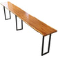 Industrial Style Solid Wood Bar Table Rectangle Bar Dining Table for Indoor Clearhalo 'Bar Furniture' 'Bar Tables' 'bar_tables' 'furn' 'furn_bar_tables' 'Furniture' 'Kitchen & Dining Furniture' 1200x1200_89d27380-cca2-4668-8ddd-5290df6be4fb
