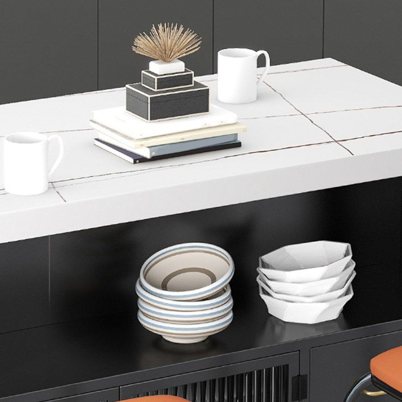 Isola moderna dell'isola da cucina sala da pranzo Isola da cucina con cassetto