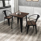 Set tavolo da pranzo per caffetteria 1/2/3/5/7 pezzi Set dinette in legno e metallo
