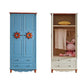 Hinged Wardrobe Cabinet with Legs Coastal Wooden Wardrobe Armoire Clearhalo 'Armoires & Wardrobes' 'armoires_wardrobes' 'Bedroom Furniture' 'furn' 'furn_armoires_wardrobes' 'Furniture' 1200x1200_89d7136d-44a6-4e32-bd88-6b8bdac360d5