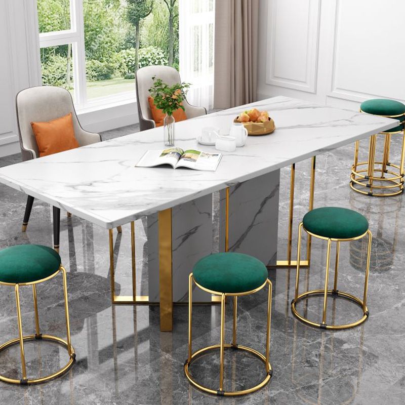 Velvet Scratch Resistant Ottoman Pure Color Round Glam Standard Round Ottoman Clearhalo 'furn' 'furn_ottomans_poufs' 'Furniture' 'Living Room Furniture' 'Ottomans & Poufs' 'ottomans_poufs' 1200x1200_89d72b51-85ea-413b-9b6f-b32bd4b5b0e6