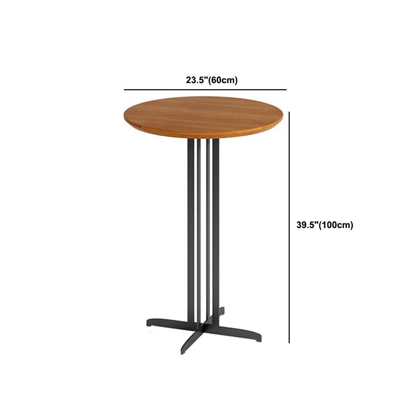 1/5/9 Pieces Modern Wood Bar Table Set Counter Table with Upholstered Stools Clearhalo 'Bar Furniture' 'furn' 'furn_home_bar_bar_sets' 'Furniture' 'Home Bars & Bar Sets' 'home_bar_bar_sets' 'Kitchen & Dining Furniture' 1200x1200_89d7884a-3f83-43a3-b1d1-e2191c3d0c54