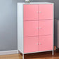 Modern Storage Cabinet Hinged Wardrobe Armoire - 25.6"L x 14.2"W x 41.3"H Clearhalo 'Armoires & Wardrobes' 'armoires_wardrobes' 'Bedroom Furniture' 'furn' 'furn_armoires_wardrobes' 'Furniture' 1200x1200_89d849c9-b6e9-4468-a569-3c005a899928