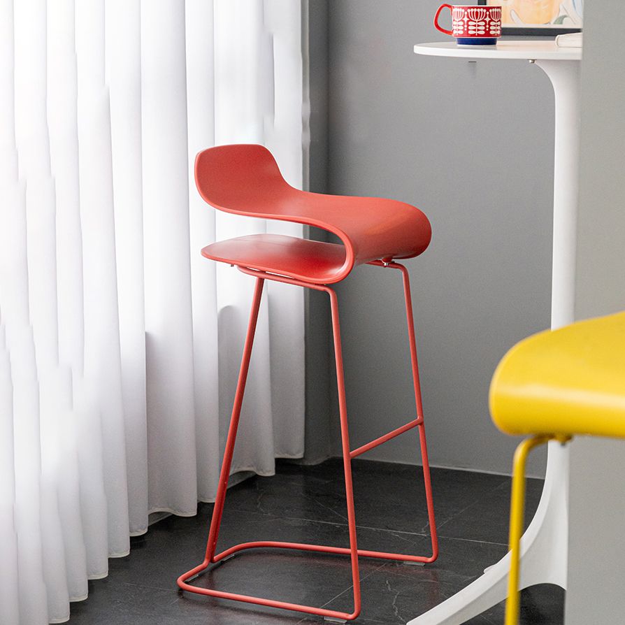 PP Bucket Counter Stools for Home Modern Design Armless Stools with Metal Base Clearhalo 'Bar Furniture' 'Bar Stools' 'bar_stools' 'furn' 'furn_bar_stools' 'furniture_bar_stools' 'Kitchen & Dining Furniture' 'kitchen&dining_furn' 'kitchen' 'kitchen_furn' Furniture' 1200x1200_89dc5d96-6cc2-4559-ac47-f96d52d6328e