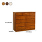 Traditional Solid Wood Storage Chest Soft-Close Drawers Bedroom Dresser