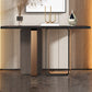 Tavolo da divano console rettangolare glam con le gambe