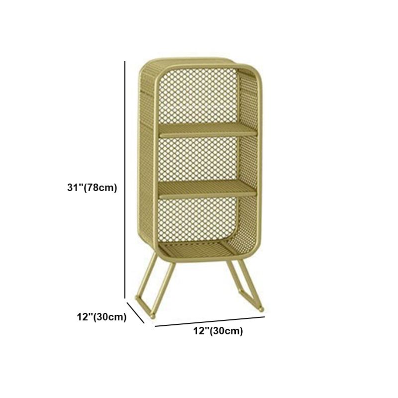 Industrial Standard Bookcase Contemporary Metal Closed Back Bookcase Clearhalo 'Bookcases' 'furn' 'furn_bookcases' 'Furniture' 'furniture_bookcases' 'kitchen' 'kitchen_bookcases' 'Living Room Furniture' 'Office Furniture' 1200x1200_89e1e5d2-a46a-4464-9688-b463a333a200