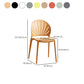 Küche zeitgenössischer Essstuhl Plastikstapel -Seitenstuhl
