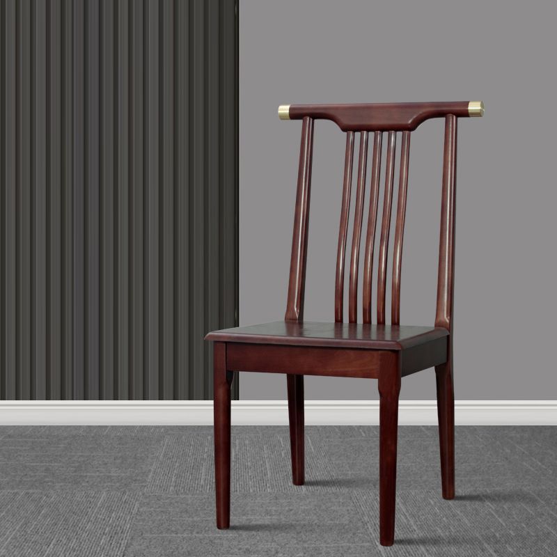 Traditional Solid Wood Dining Chairs Slat Back Dining Side Chair for Home Clearhalo ' kitchen&dining_furn' 'Dining Chairs' 'Dining Tables & Seating' 'dining_chair' 'furn' 'furn_dining_chair' 'Furniture' 'furniture_dining_chair' 'Kitchen & Dining Furniture' 'kitchen' 1200x1200_89e2a9d3-a191-41c2-a3d6-c3059dd3b214