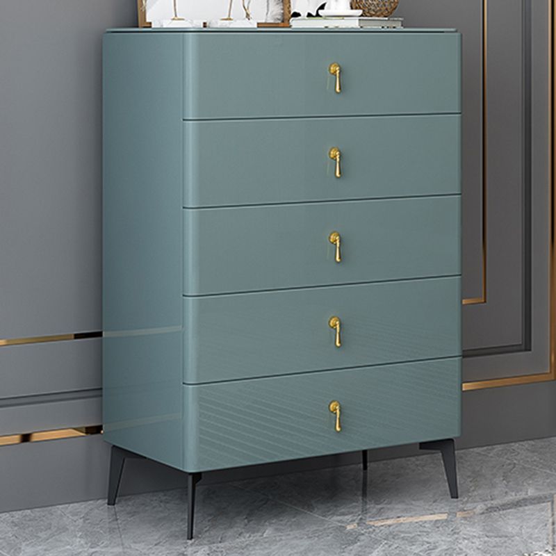 Contemporary 34.65'"/41.73" Tall Wooden Chest, Rectangle Accent Chest with Drawers Clearhalo 'Cabinets & Chests' 'cabinets_chests' 'furn' 'furn_cabinets_chests' 'Furniture' 'Living Room Furniture' 1200x1200_89e37328-348d-4bfe-aba5-c490b7a2e37b