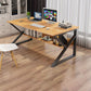 Industrial Curved Computer Desk Sled Office Desk with Storage Shelf Clearhalo 'furn' 'furn_office_desk' 'Furniture' 'Office Desks' 'Office Furniture' 'office_desk' 1200x1200_89e3b90f-f244-4238-9f11-9cbf9b53186b