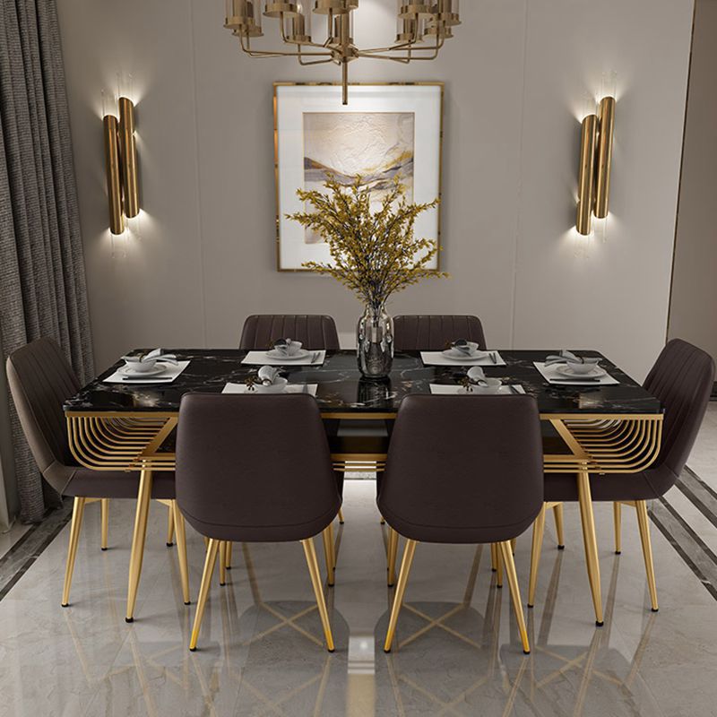 Modern 1/2/5/7 Pieces Dining Set Marble Dining Furniture Set /Separate Items Clearhalo 'Dining Room Sets' 'Dining Tables & Seating' 'dining_room_set' 'furn' 'furn_dining_room_set' 'Furniture' 'furniture_dining_room_set' 'Kitchen & Dining Furniture' 'kitchen&dining_furn' 'kitchen' 1200x1200_89e76db2-1858-4d90-a966-74dcb7050d8c