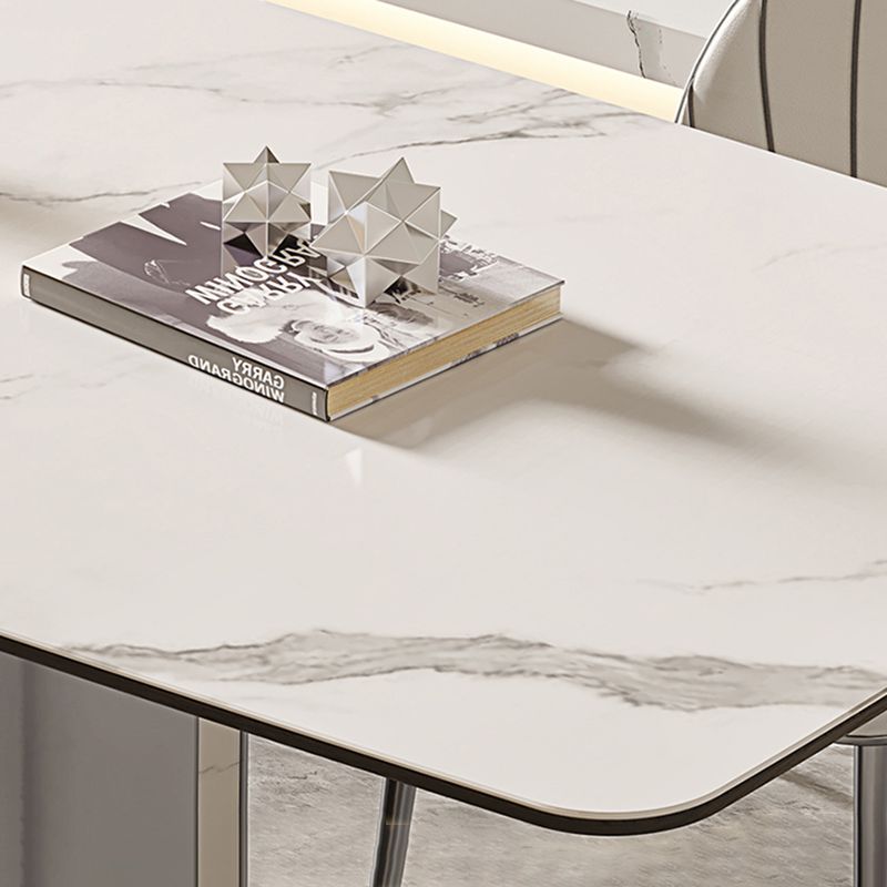 白い椅子のあるキッチンダイニングセット1/5/6/7ピースモダンディネットセット