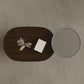 Table de cocktail contemporaine sur pied Table de cocktail basse en bois
