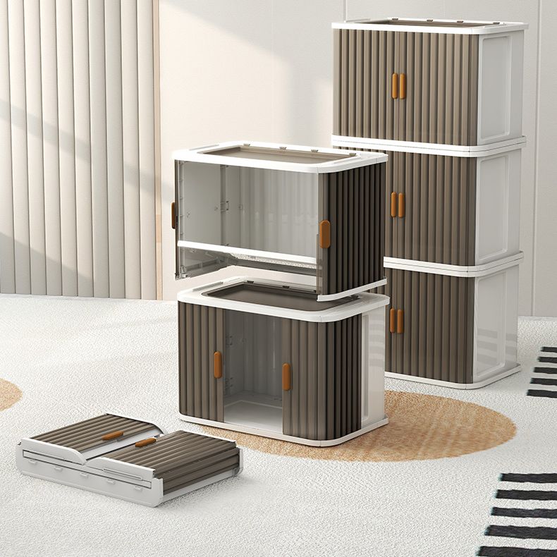 Hedendaagse niet-hangende Armoire Plastic Garderobe Closet met deur