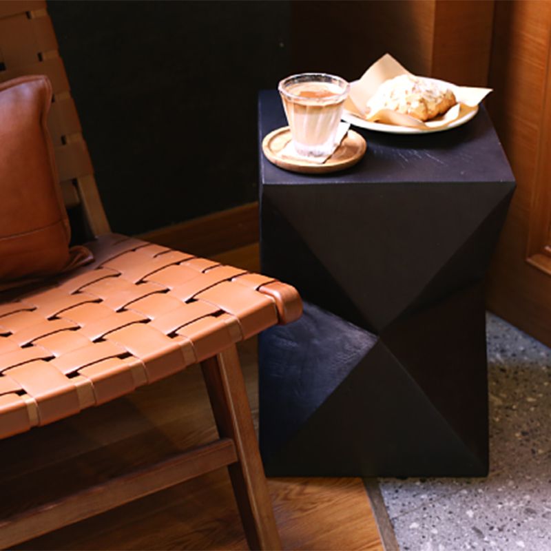 17.5 Tall Block Side Table Modernistic Metal Side End Snack Table Clearhalo 'Coffee & Accent Tables' 'End & Side Tables' 'end_side_tables' 'furn' 'furn_end_side_tables' 'Furniture' 'Living Room Furniture' 1200x1200_89eb3206-e276-4c3f-b981-0aa02de7e22d