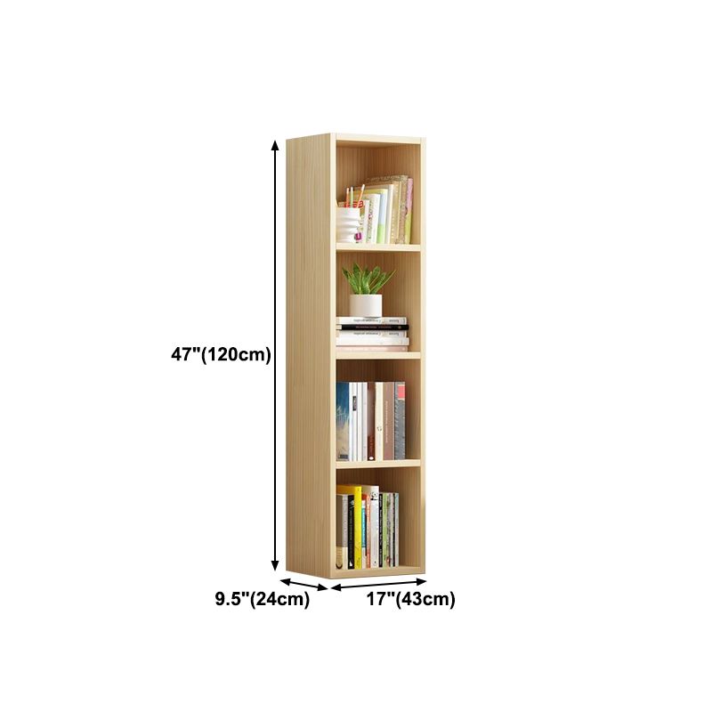 Scandinavian Pine Standard Bookshelf Vertical Closed Back Bookshelf for Living Room Clearhalo 'Bookcases' 'furn' 'furn_bookcases' 'Furniture' 'furniture_bookcases' 'kitchen' 'kitchen_bookcases' 'Living Room Furniture' 'Office Furniture' 1200x1200_89eb7a34-59d0-4edc-a4ed-68c918b69352