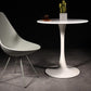Round Tulip Base Dining Table Modern Engineered Wood Dining Room Table