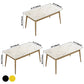 Glam Standard Rectangle Dining Table Sintered Stone Kitchen Dining Table with 4 Legs Base Clearhalo ' dining_table' 'Dining Tables & Seating' 'Dining Tables' 'furn' 'furn_dining_table' 'Furniture' 'furniture_dining_table' 'Kitchen & Dining Furniture' 'kitchen&dining_furn' 'kitchen' 'kitchen_dining_table' 1200x1200_89ece5b1-5e81-45a7-b61f-1f38b42600d4