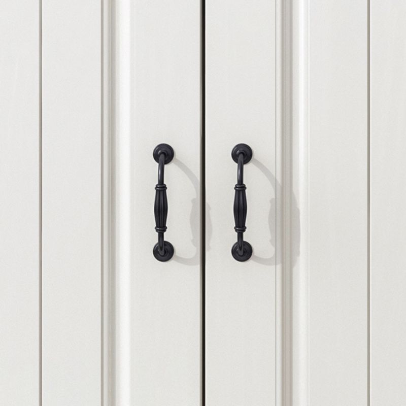 White Standard Cabinet Solid Wood Storage Cabinet with Drawer Clearhalo 'Cabinets & Chests' 'cabinets_chests' 'furn' 'furn_cabinets_chests' 'Furniture' 'Living Room Furniture' 1200x1200_89ece786-6c23-4c31-ba93-37657fc602dc